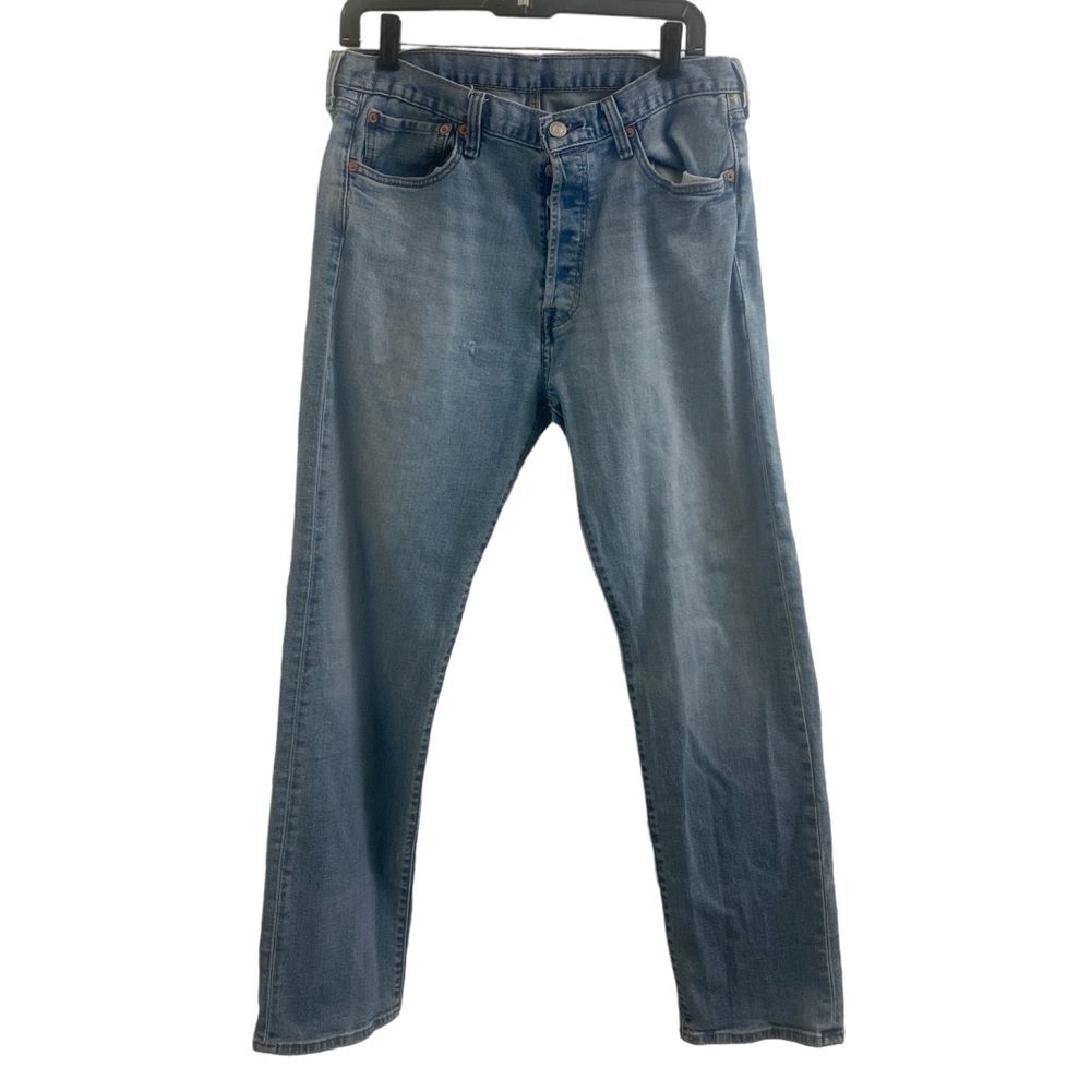 Levi's 501 Light Wash Button Fly Denim Light Wash‎ Jeans Sz 34 x 32